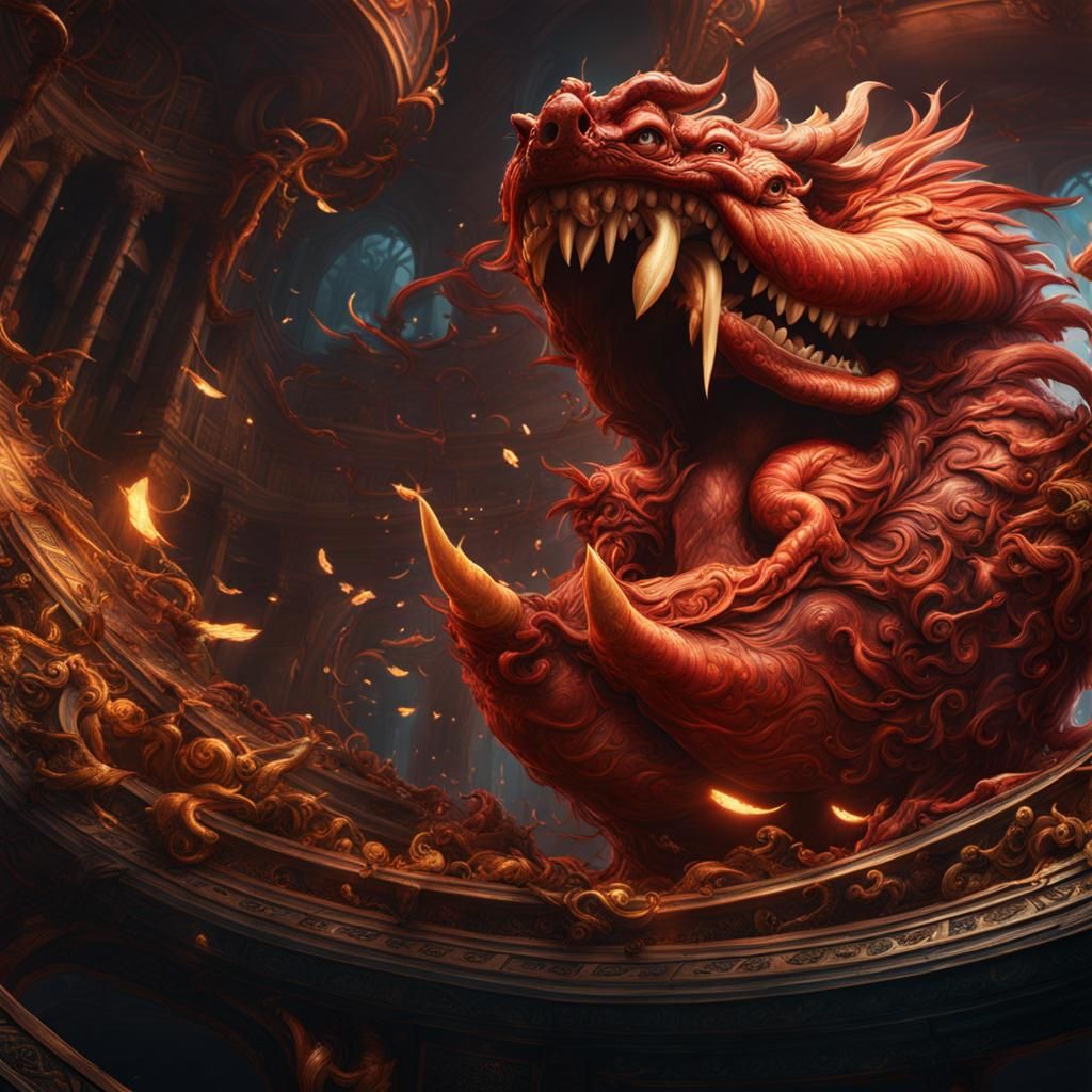 Belly Punch in Detailed Matte Painting Style