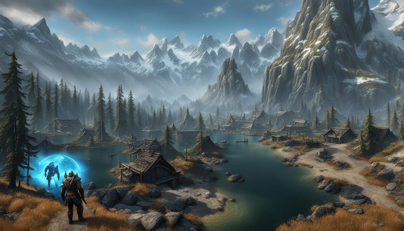 Fantasy Landscapes Inspired by Video Games