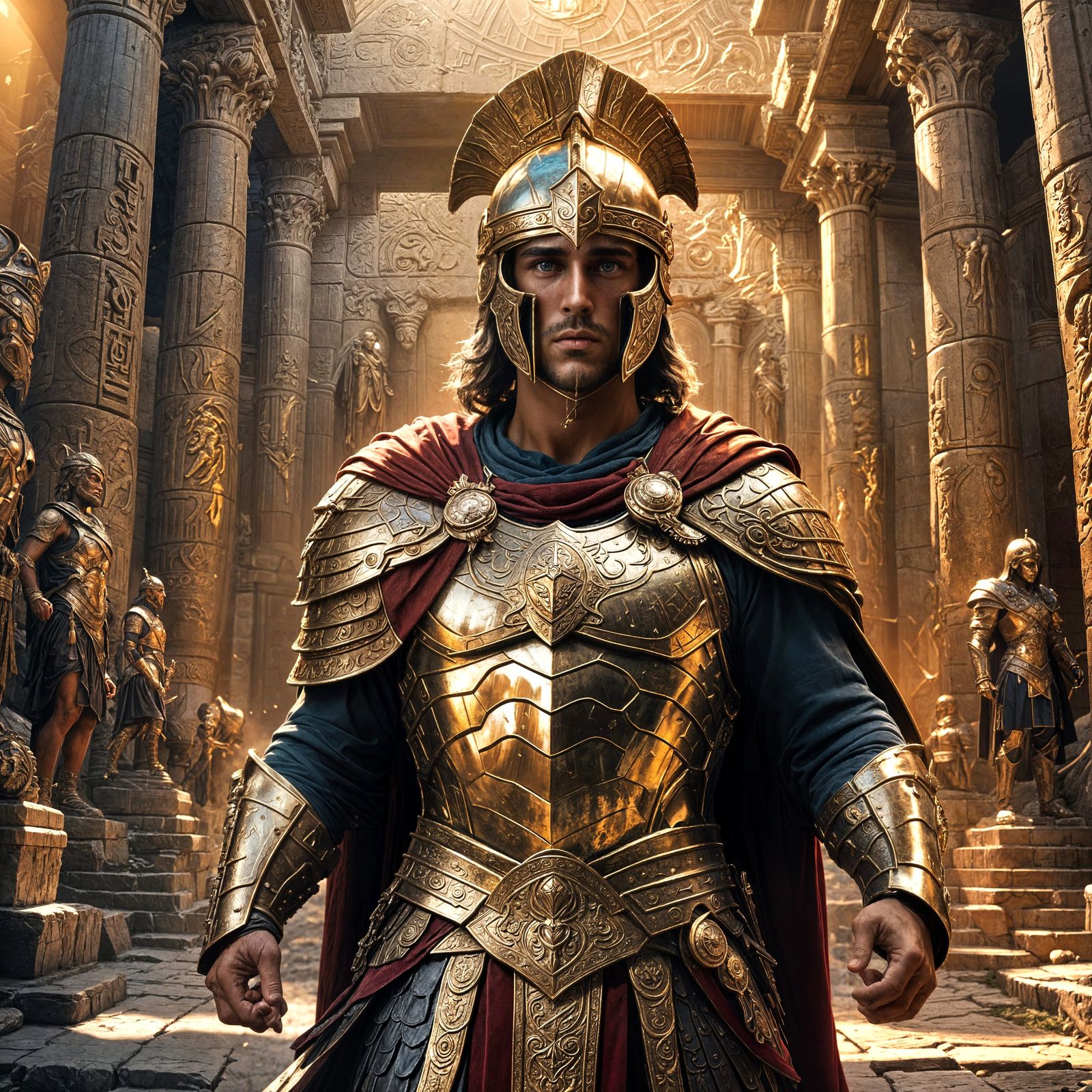 Alexander the Great: Detailed Matte Painting
