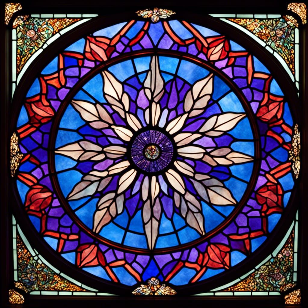 <lora:LCT-Modern:1.0> feather mandala