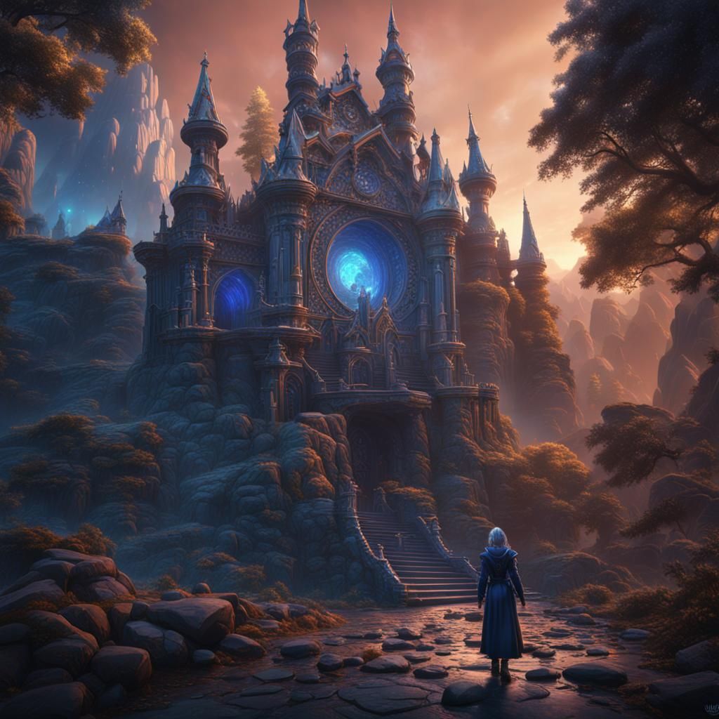 Detailed Fantasy Human Character Art in 8K