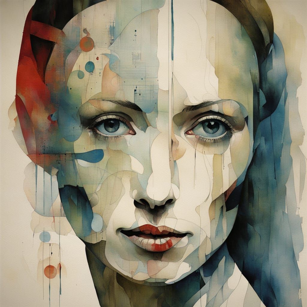 Surreal Musical Allegory in Arnolfini Portrait Style