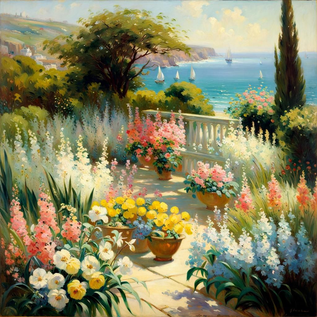 Painting of a Garden