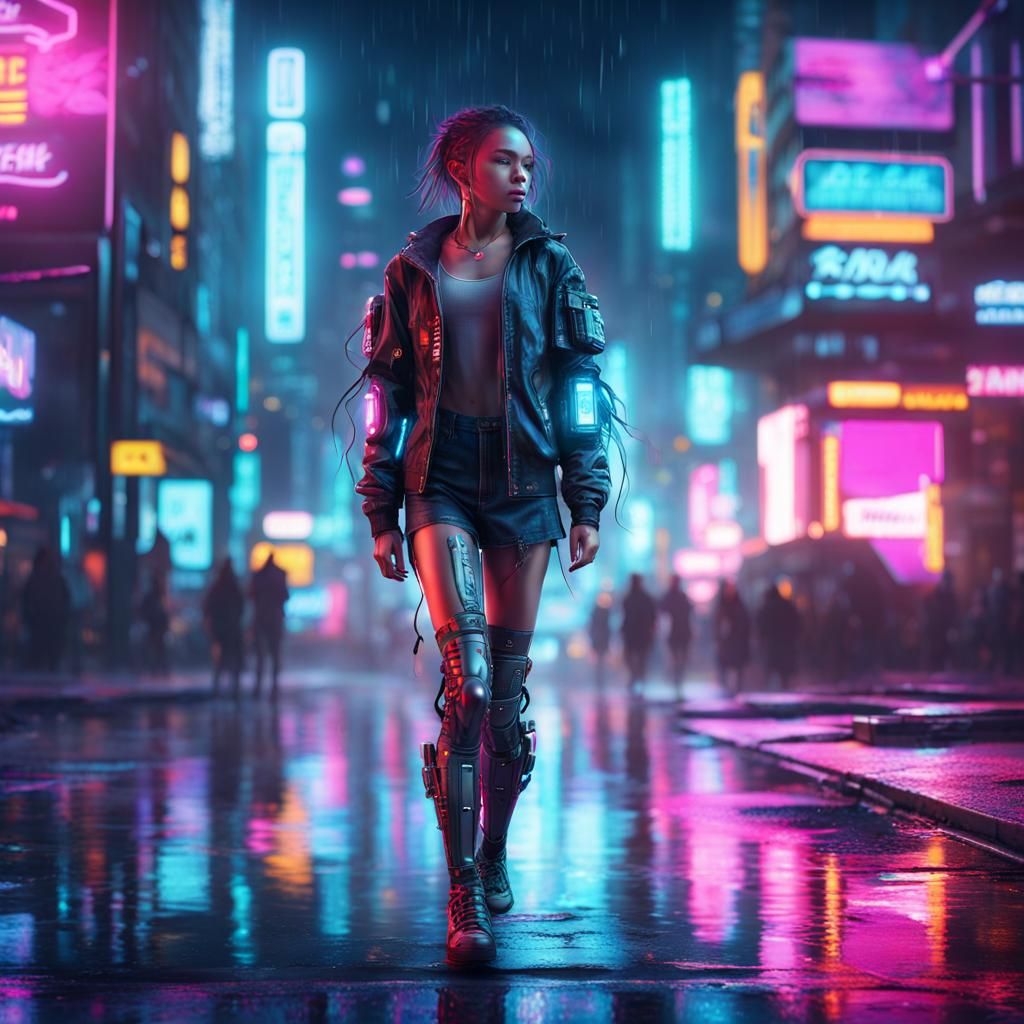 Cyberpunk Anroid