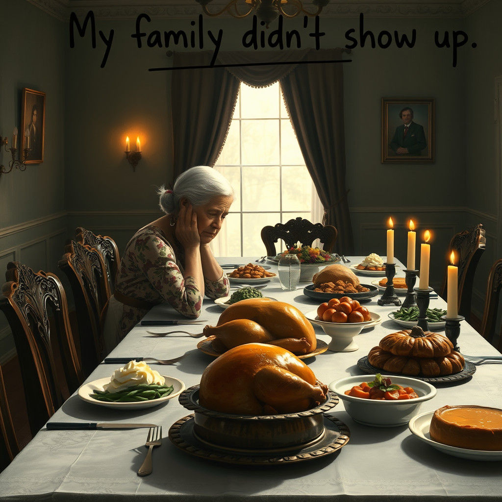 A Lonely Thanksgiving, Filled with Longing and Regret