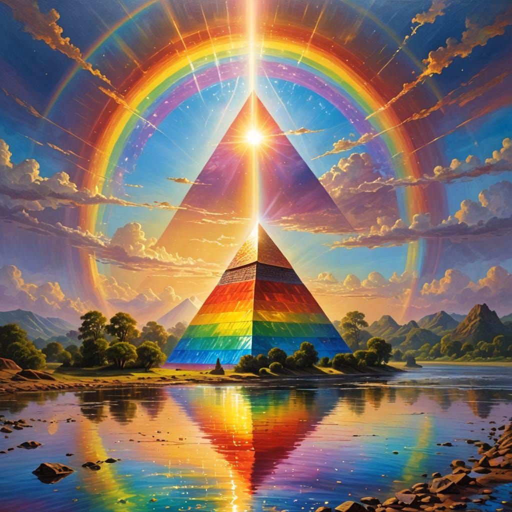 Surreal Sun Destruction With Pyramid Tetra