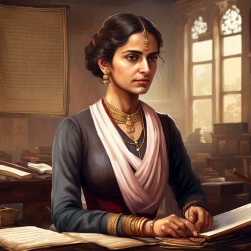 19th Century English Teacher in India
