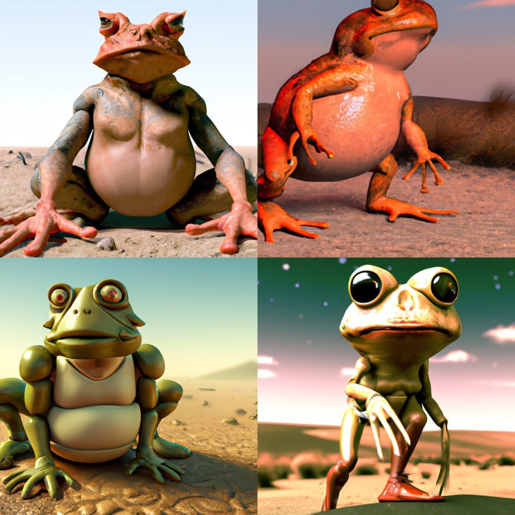 The Toad People of Mars: Detailed Alien Life