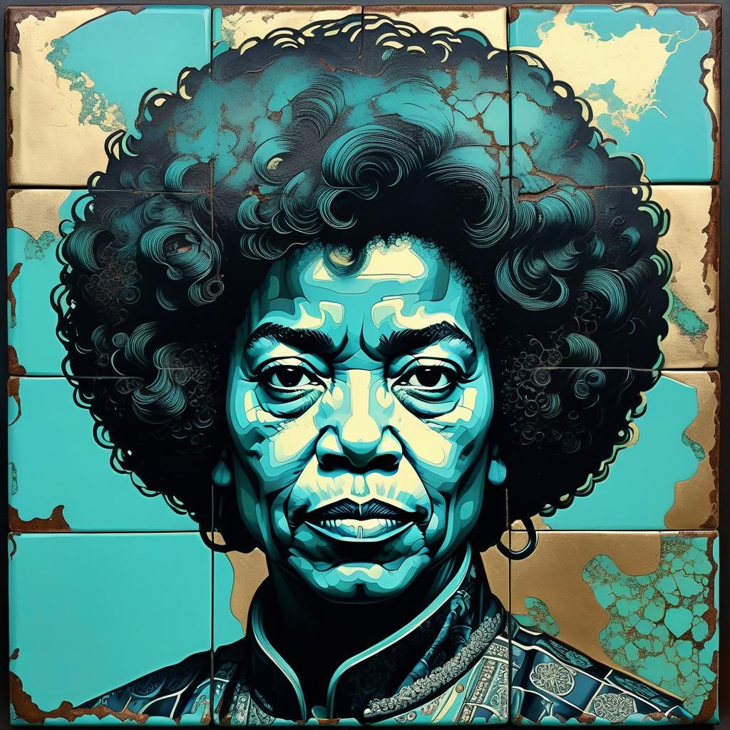 Dystopian Portrait of a Multiracial President