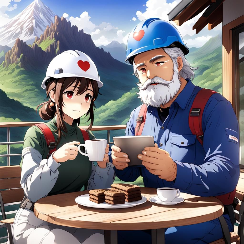 Geologists' Valentine in Anime Art Style