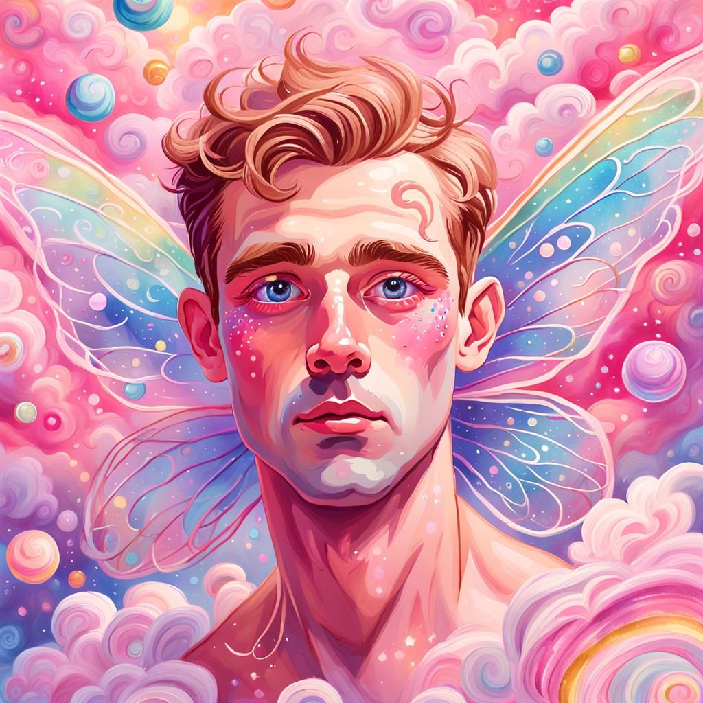 Sugarplum Fairy in Whimsical Gouache Illustration