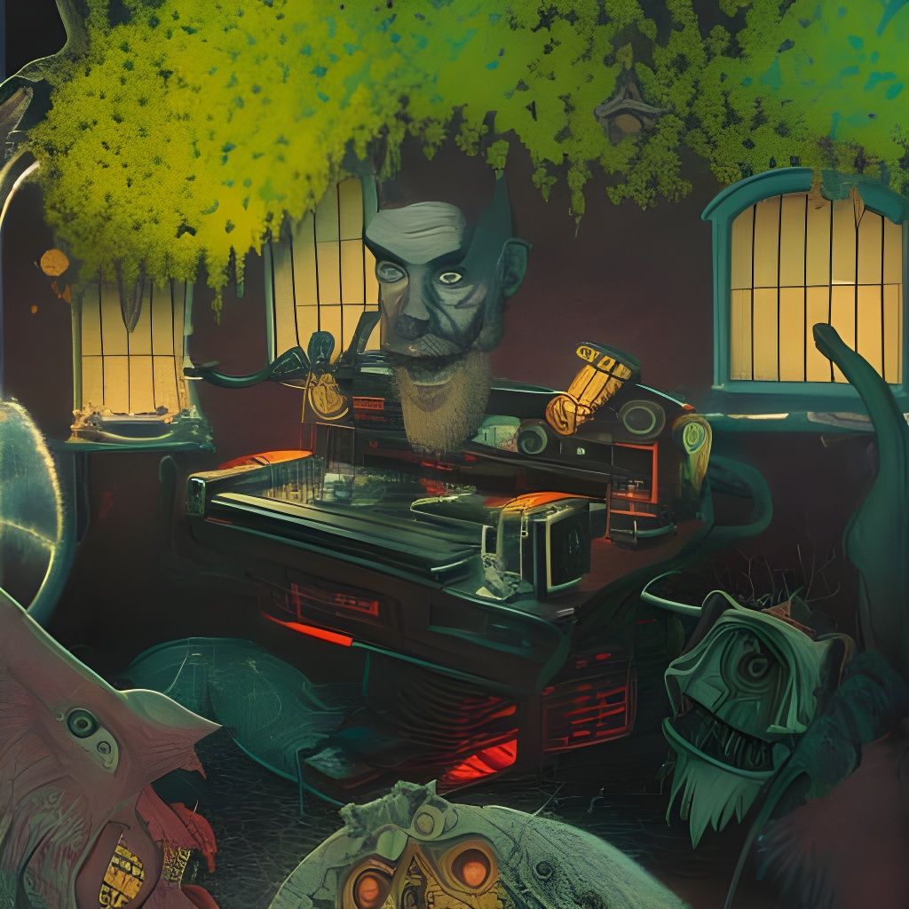 Bizarre Sci-Fi Artwork: Two-Finger Joe