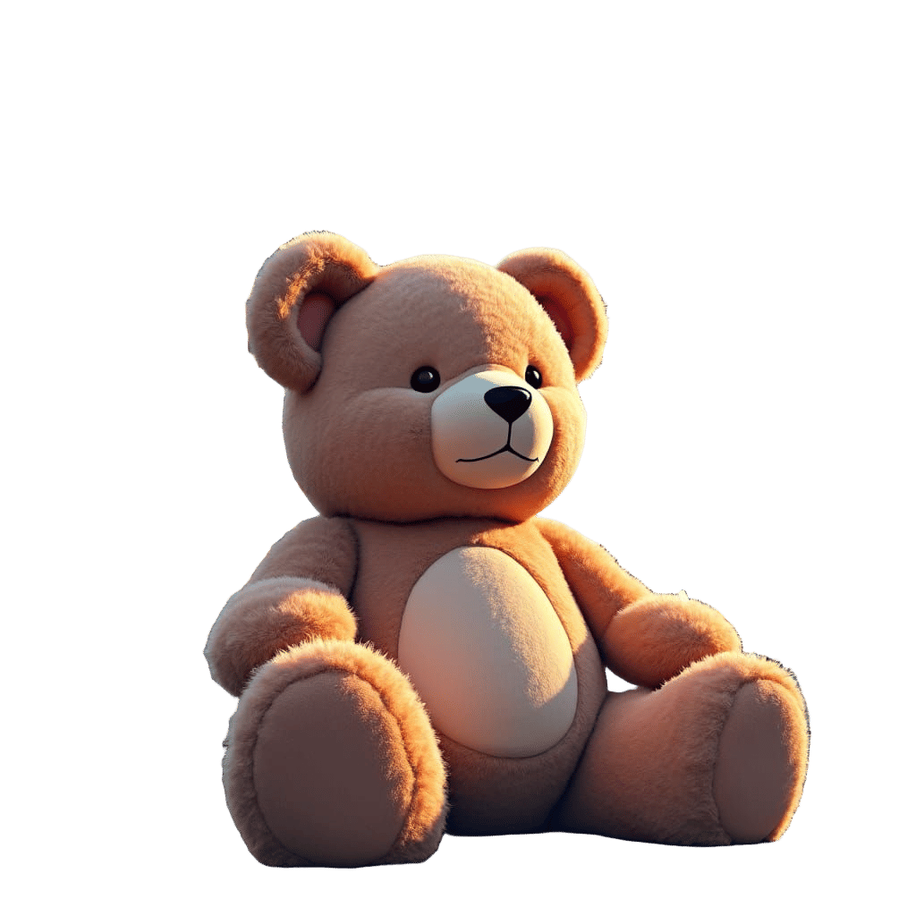 Giant Teddy Bear on Tower Bridge: Fantasy Concept Art