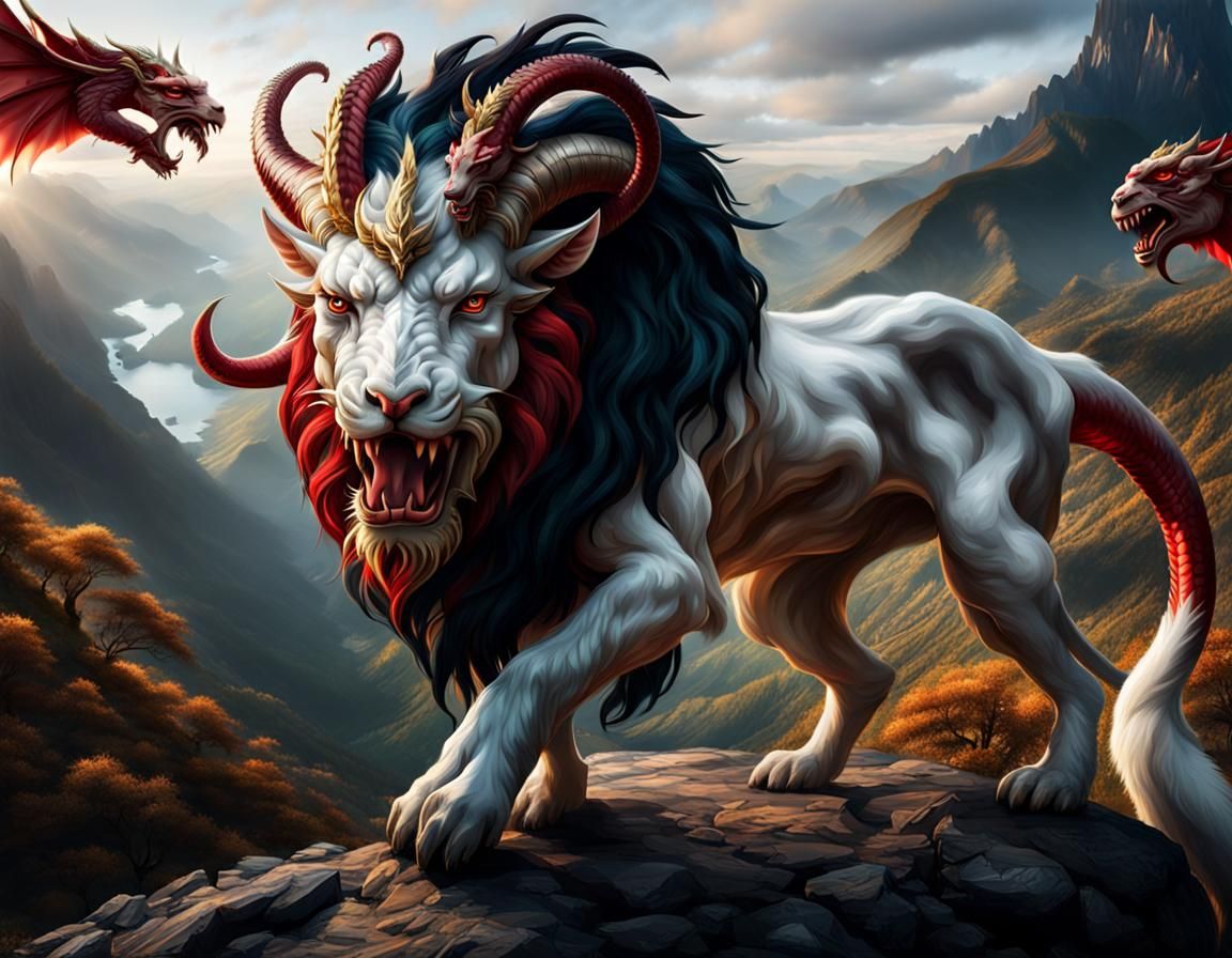 A chimera / lion thing