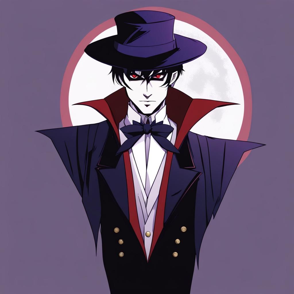 Vampire Fairy Tuxedo Mask from Sailor Saturn