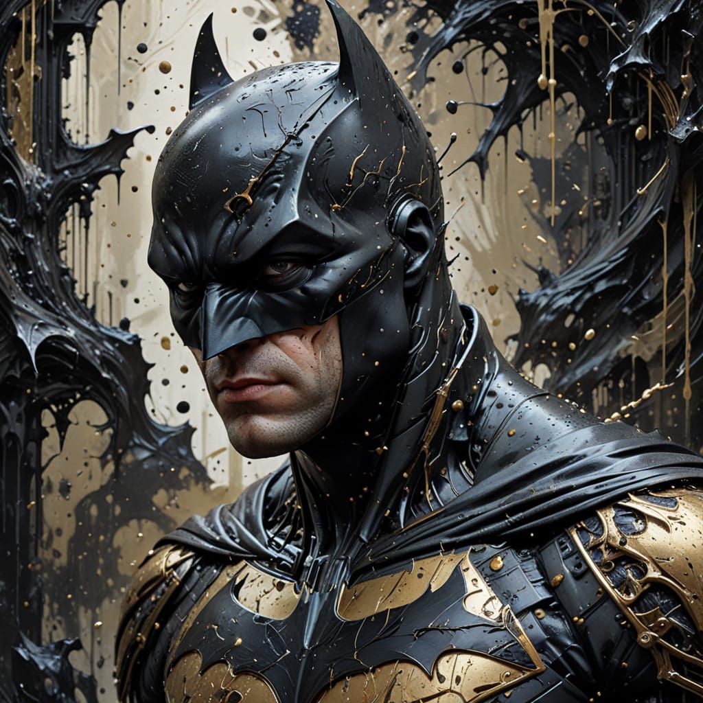Hyper Detailed Dark Knight in 24k Resolution