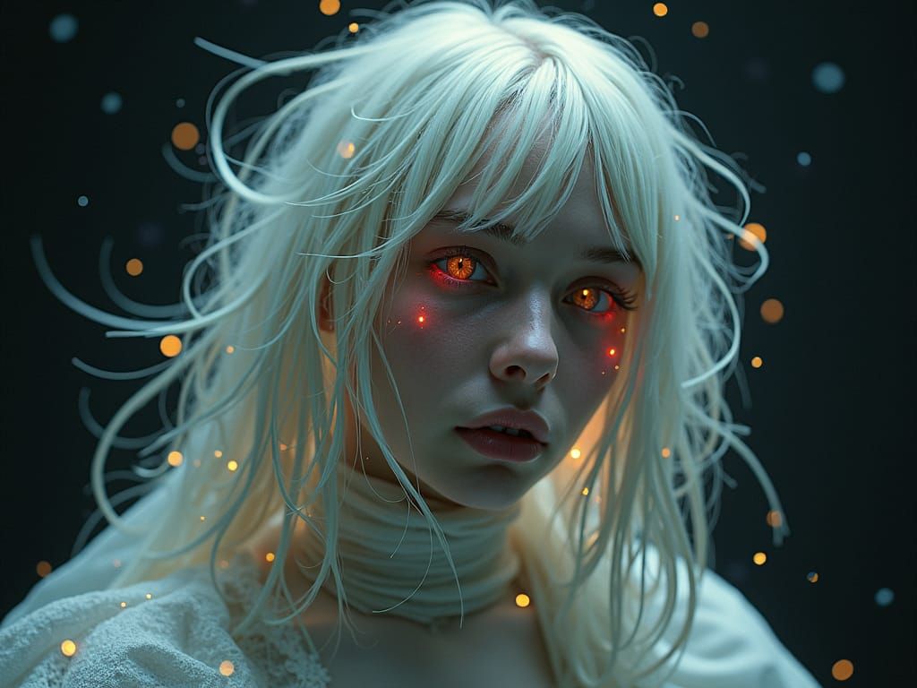 Sci-Fi Portrait in Luminiferous Aether Style