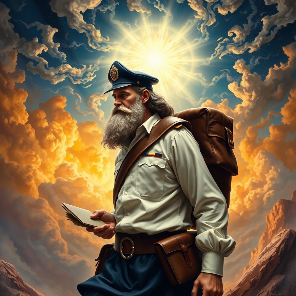 Regal Jupiter Postman Delivers Celestial Mail