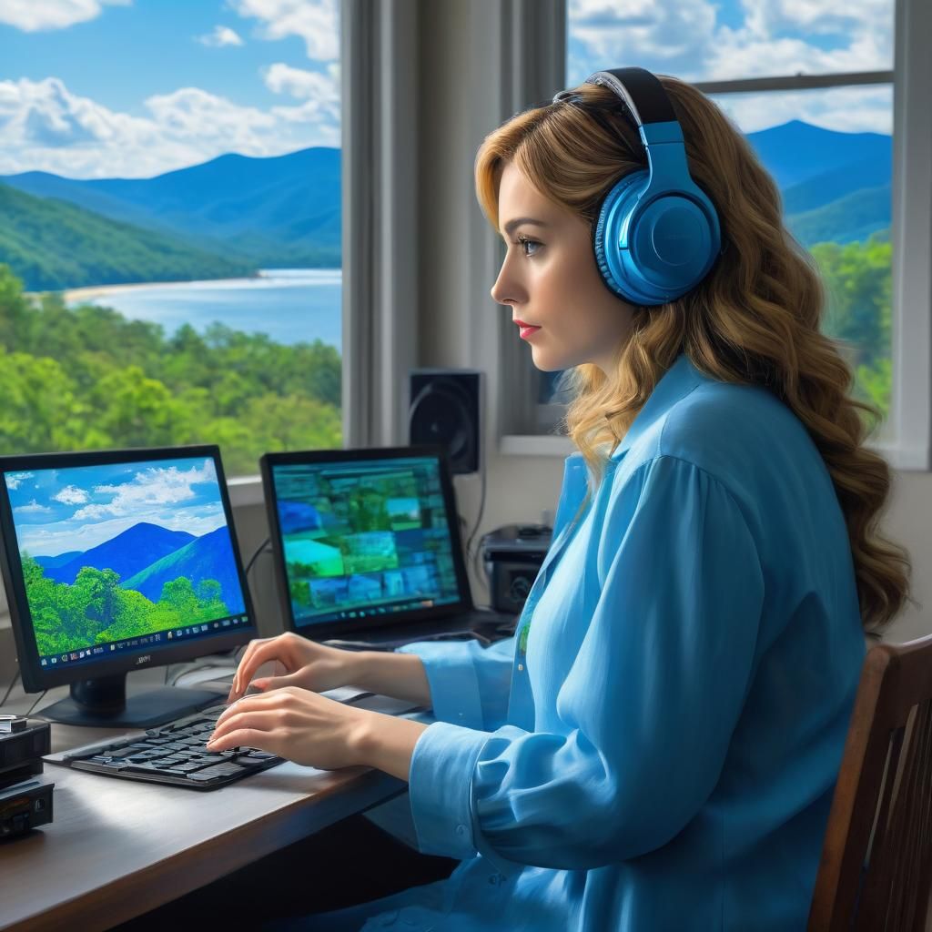 Lady in Blue: AI Art and True Crime, Impressionism