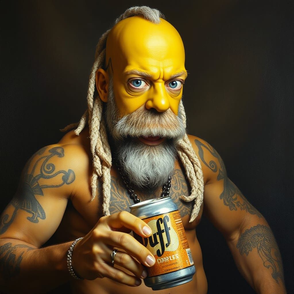 Duff Beer Makes You Strong