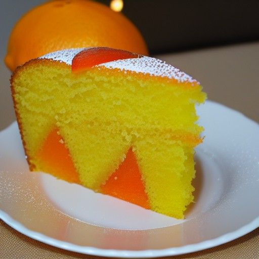Delicious Citrus Cake with Fresh Fruit