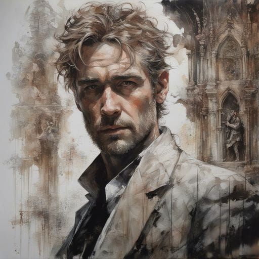 John Constantine Inspired Character Portrait