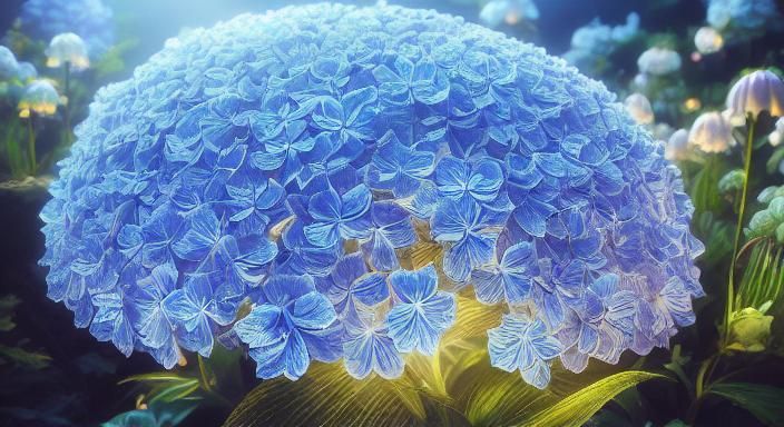 Chemiluminescent Flowers Blooming in X-Ray Style