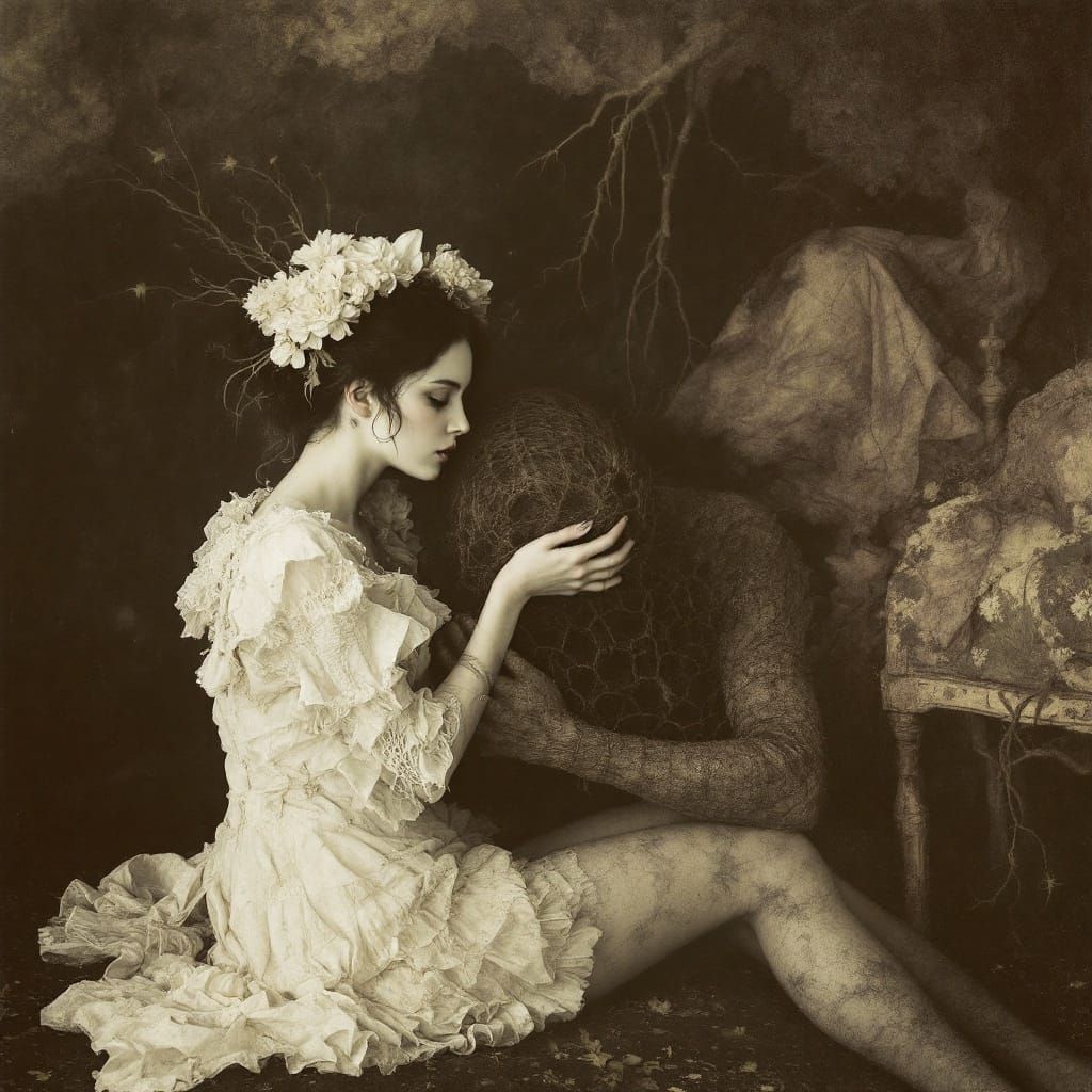 Haunted Souls in Dark Victorian Style