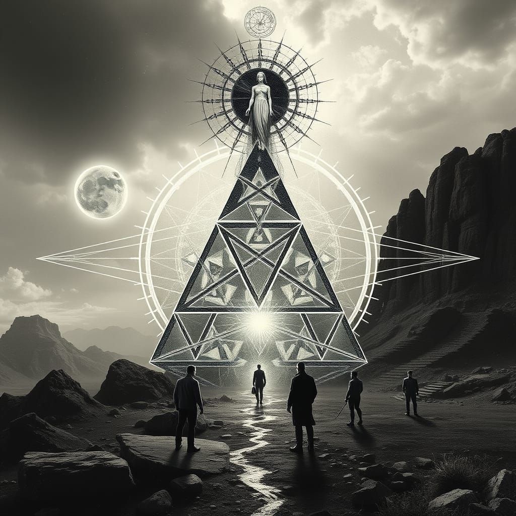 Surreal Ancient Geoglyphs in Harmony