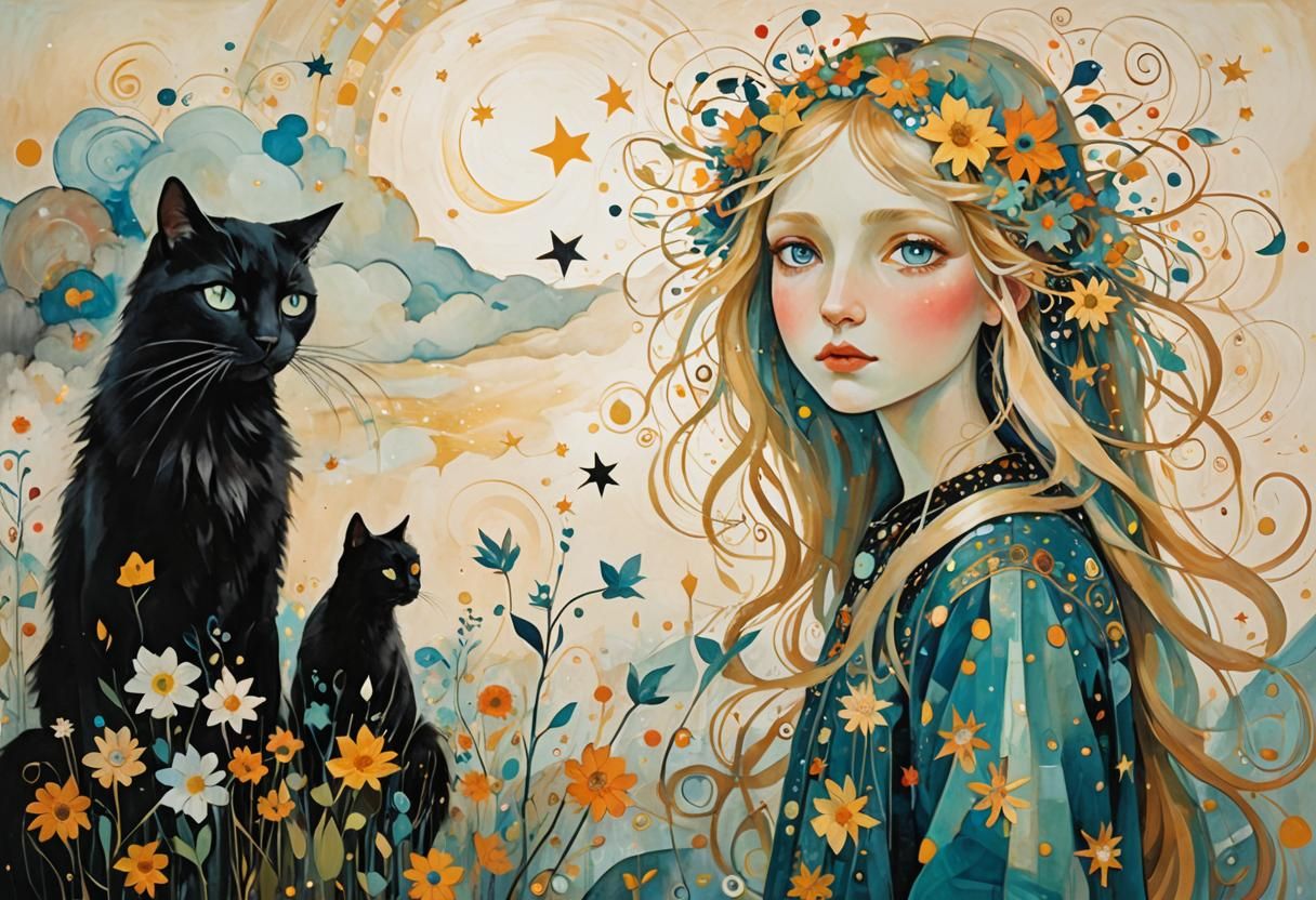 Dreamscape: Child of Light in Galactic Sky