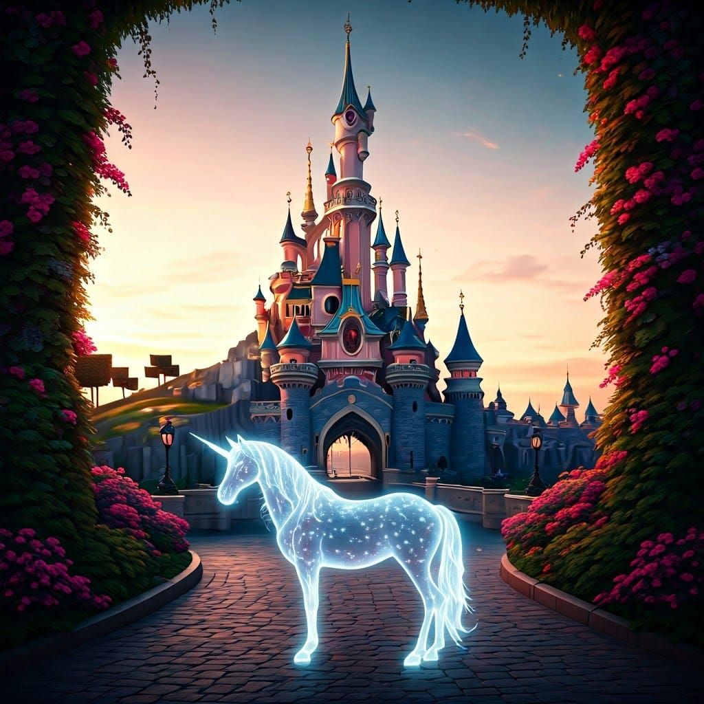 Unicorn at Disneyland Paris: Dreamlike Concept Art