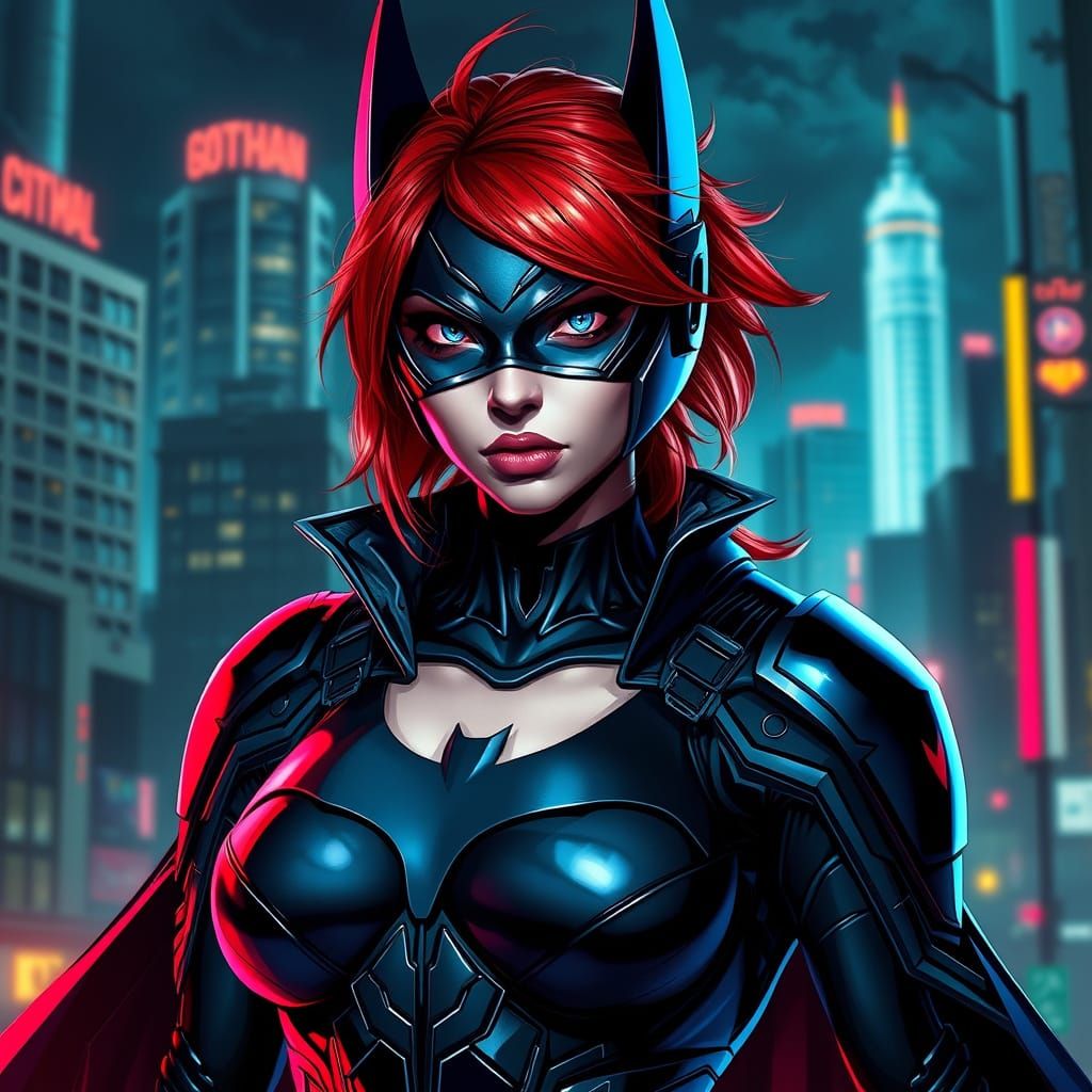 cyberpunk Batwoman