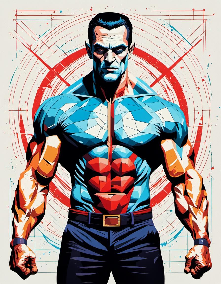 monster vampire massive muscular muscle man