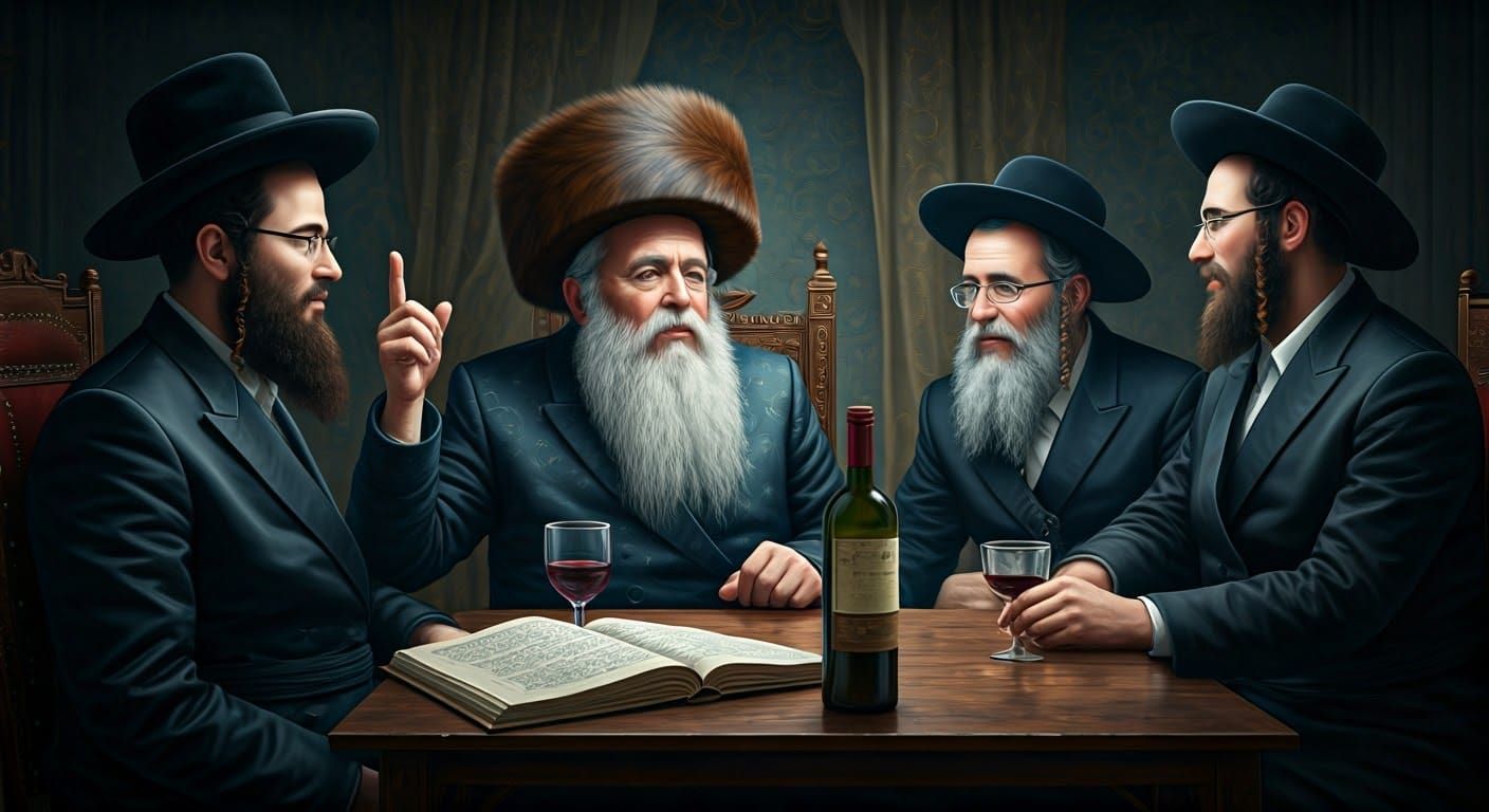 Ultra-Orthodox Rabbi and Hasidim Discuss Torah in Luxurious ...