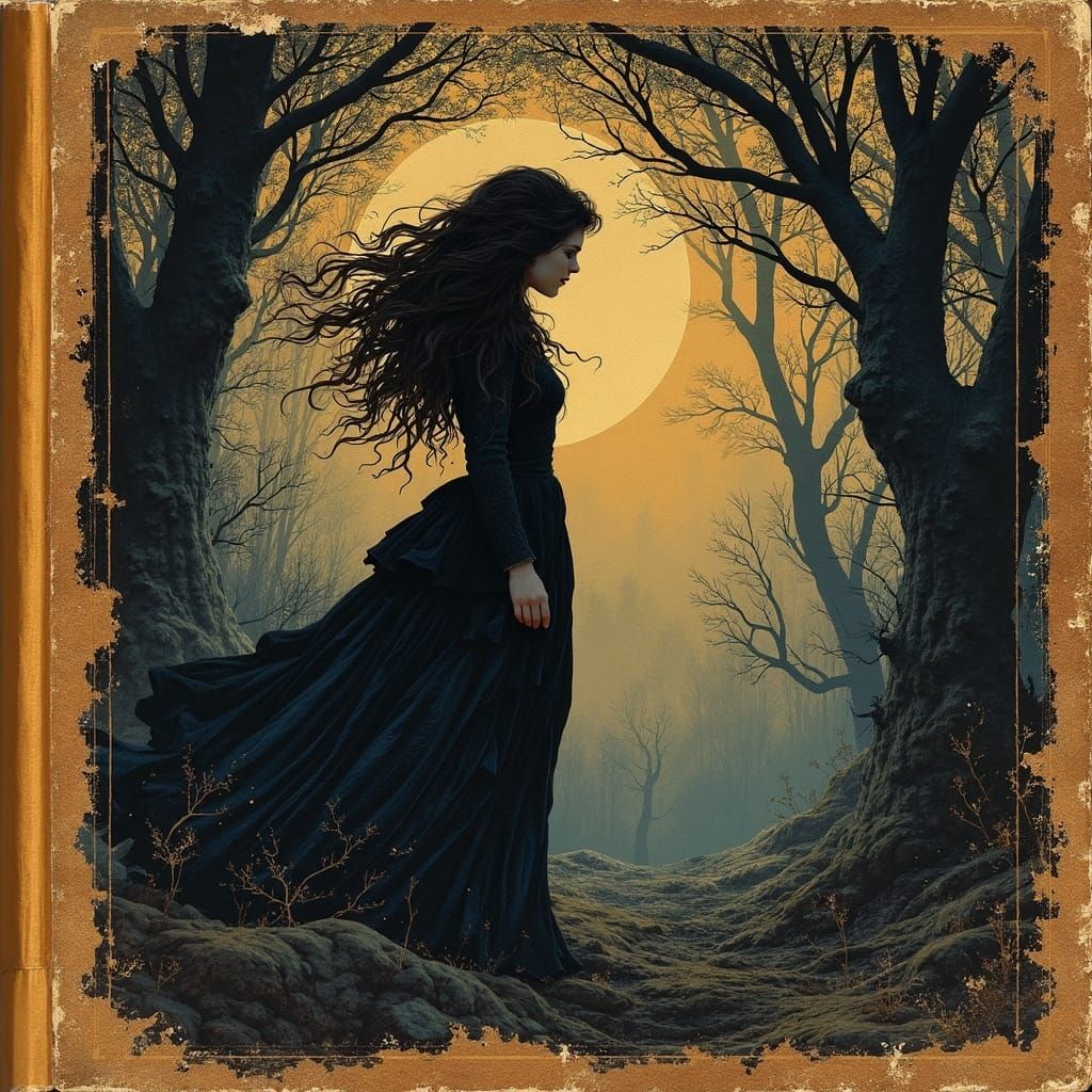 Wuthering Heights 1970s Paperback Cover Art