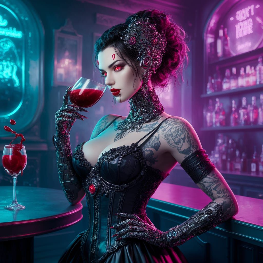 Asphéline Nocturne – Cyberblood Priestess