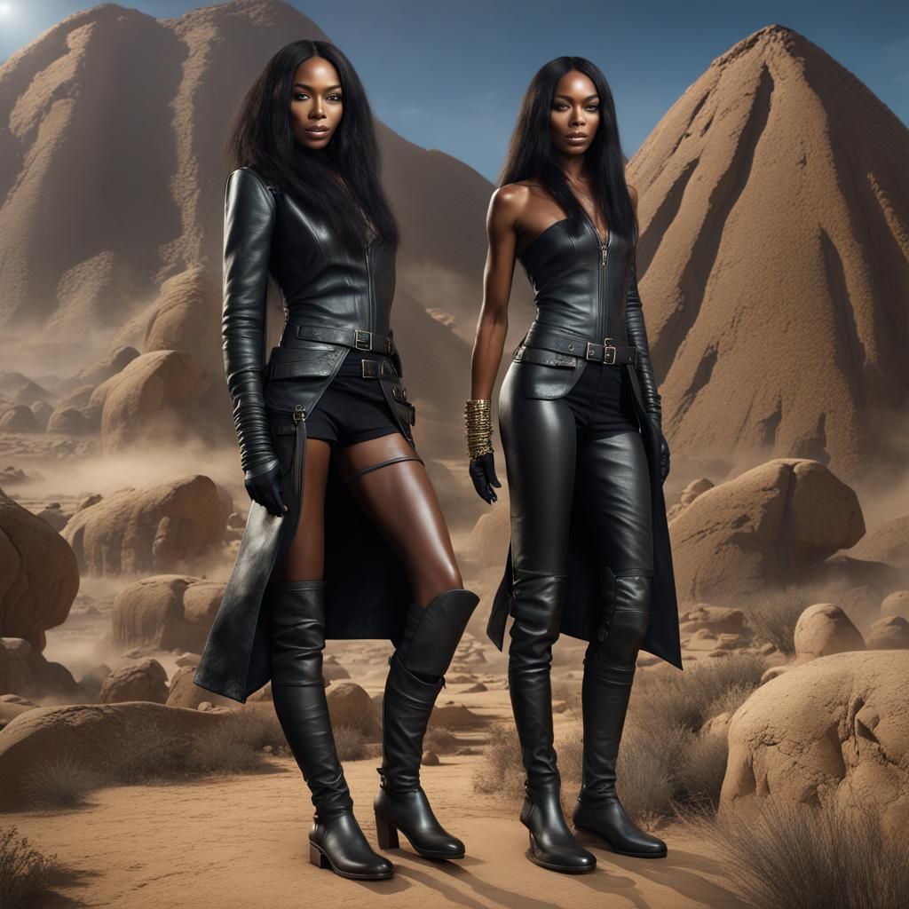 Naomi Campbell at The Atacama Giant Geoglyph