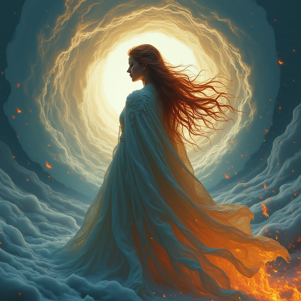 Regal Goddess of Blazing Elements