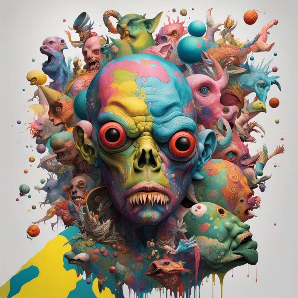 Hyperrealistic Fantasy Creature in Detailed Photography