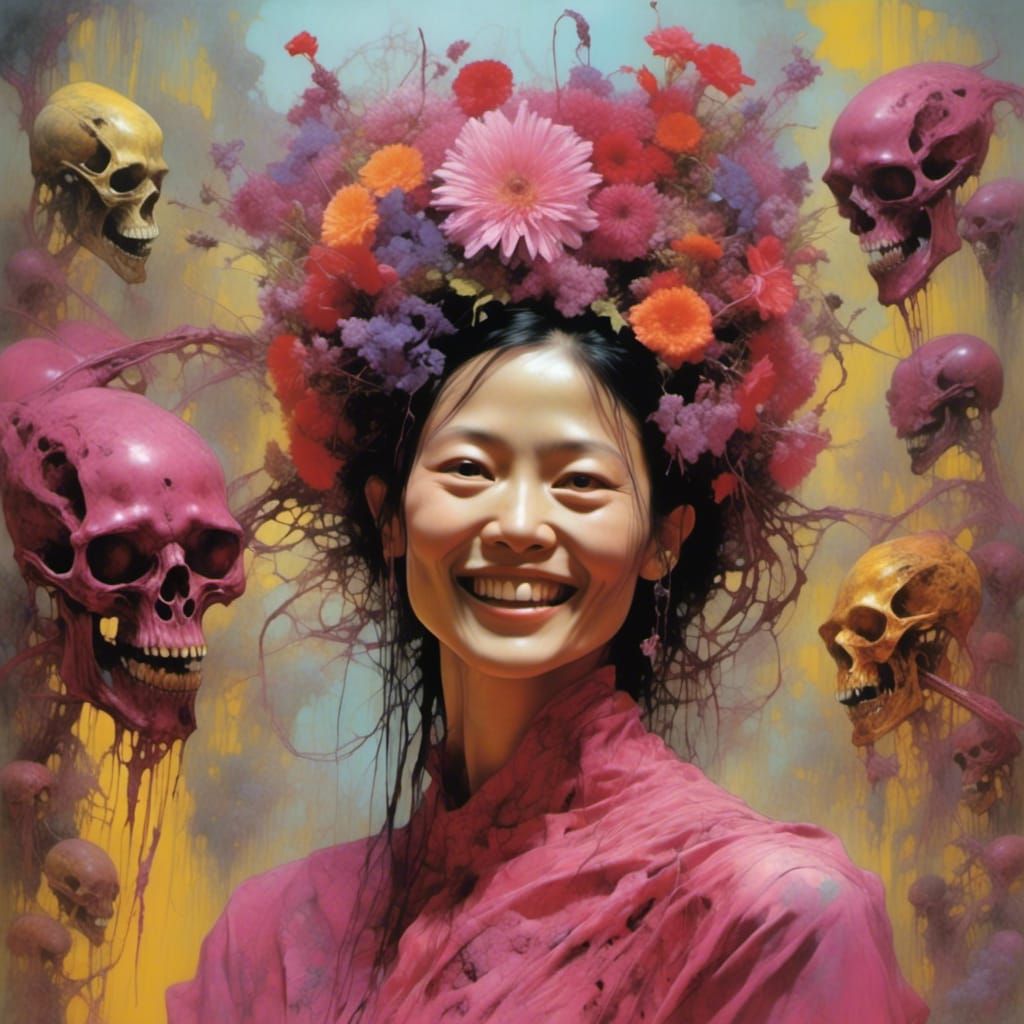 Happy World with Smiling People: A Digital Utopia