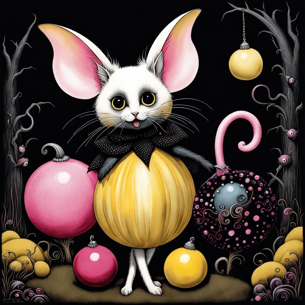 Surreal Ragdoll Dissection in Dark Storybook Style