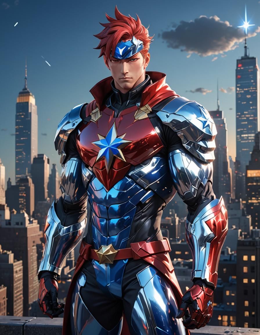 Heroic Steel Showcases Strength in Vibrant Cityscape