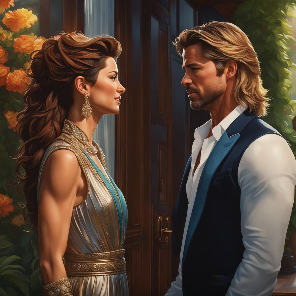 "So....? You're Brad Pitt ! That don't impress me much !!"