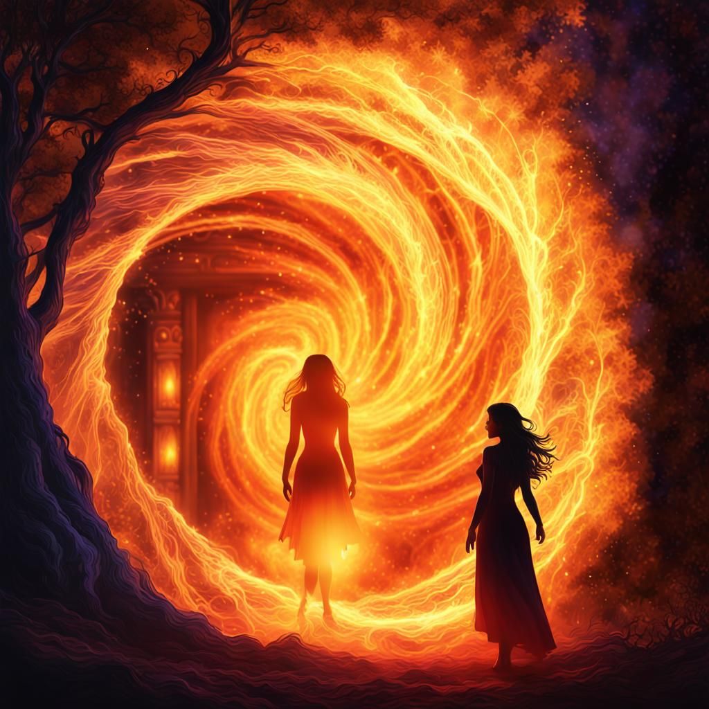 Reflections Through a Portal