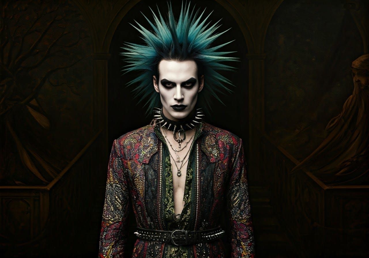 Punk Gothic Lady of Shalott Reimagined