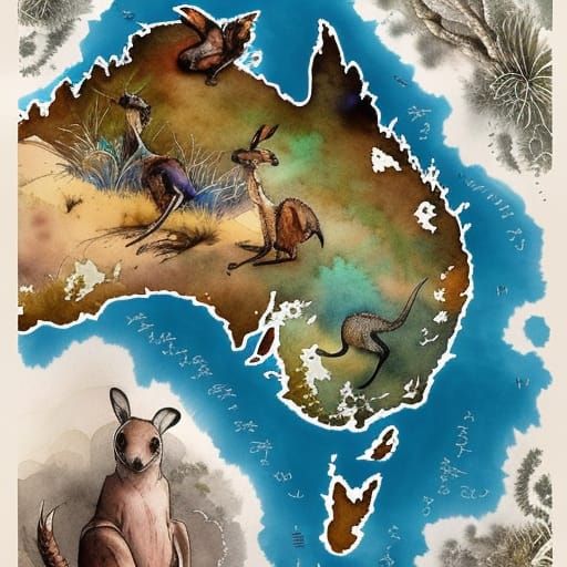 Extremely Accurate Map of Australia