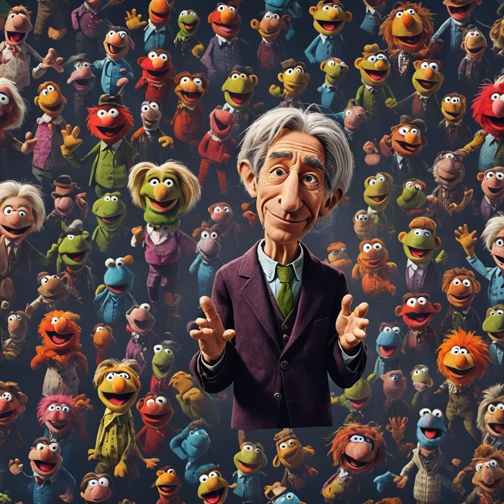 Charlie Watts Muppet Style Hand Puppet