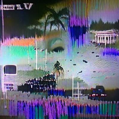 Corrupted VHS Tape Glitch Art