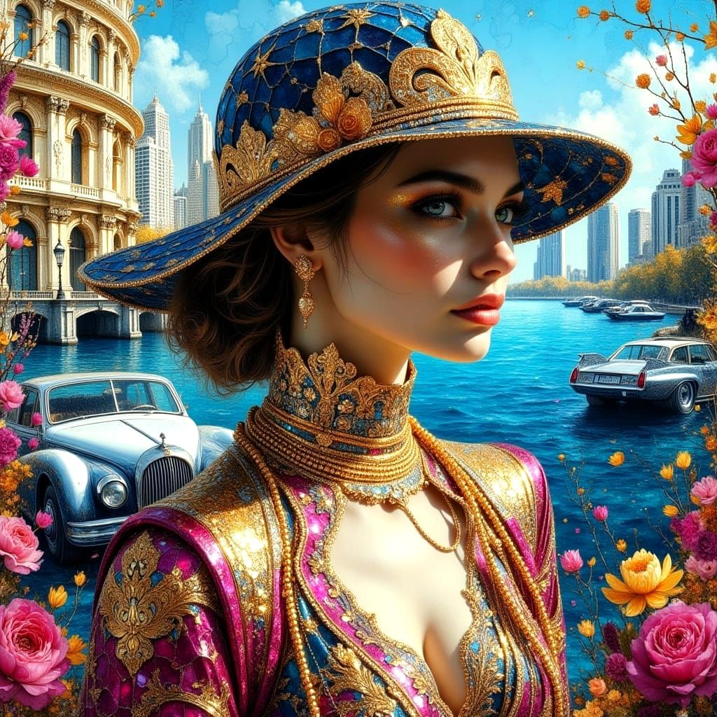 New York State of Mind in Impasto Oil Painting