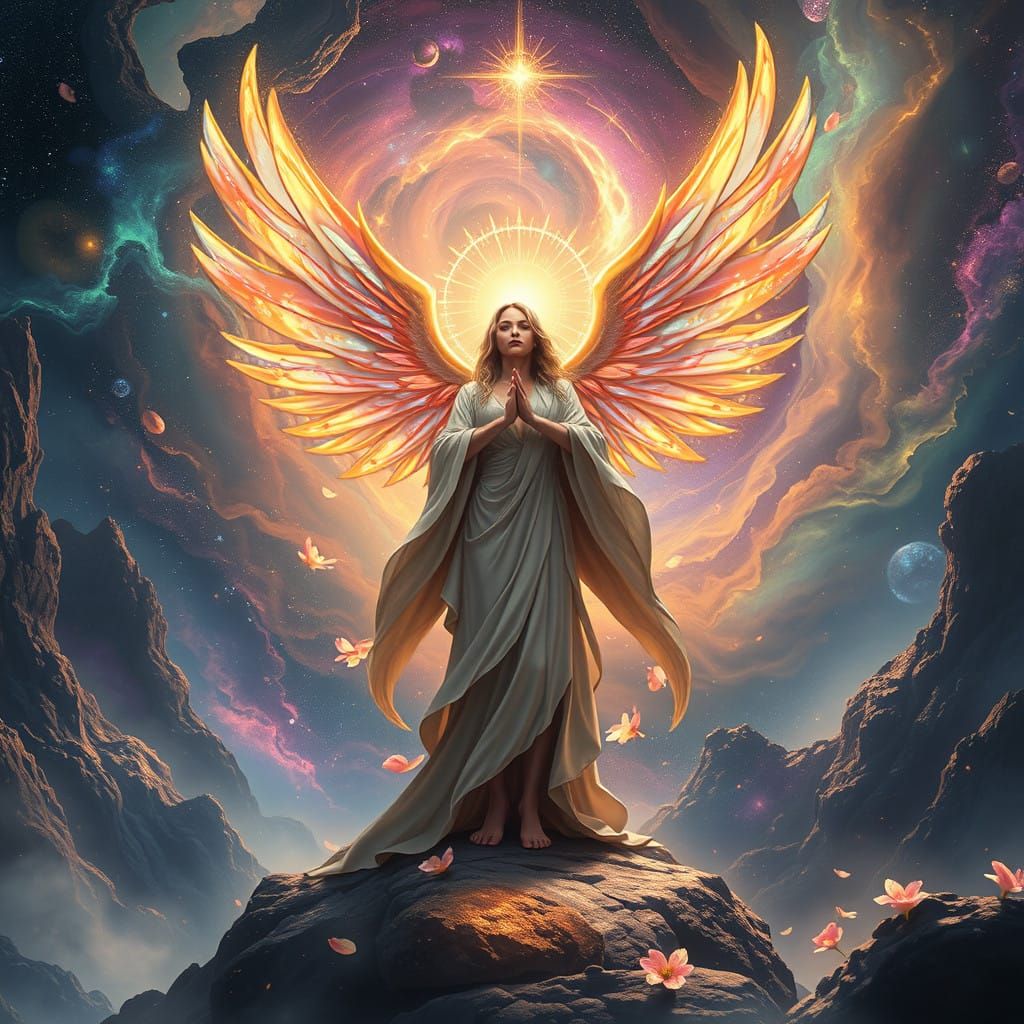 Resplendent Cosmic Ambassador Radiates Warmth and Harmony